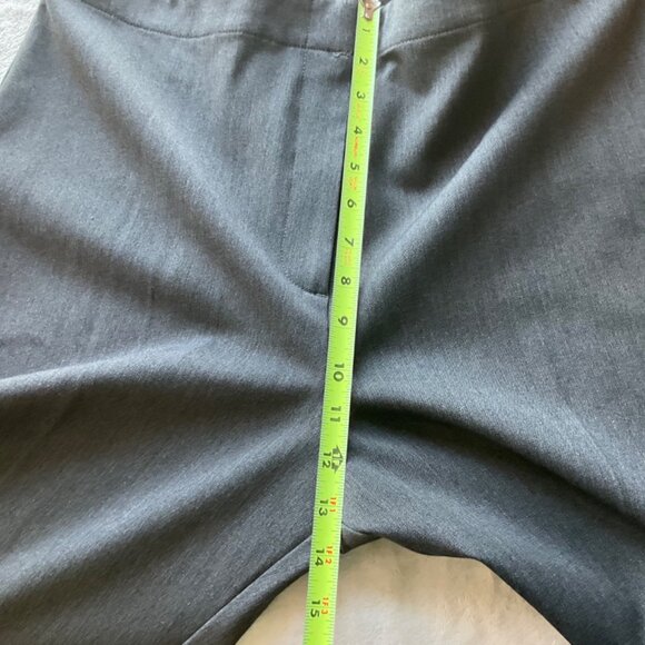 NEW W/ TAGS Talbots Womens Sz 16 Pants Trousers Wide Leg Gray High rise Business - Picture 8 of 12
